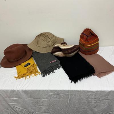 FC2151 Men's Cashmere Scarves and Wool Hats