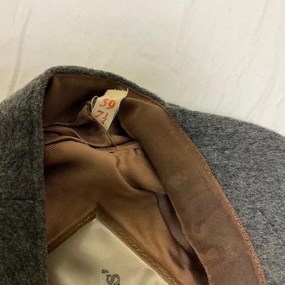 FC2154 Men's Vintage Gray BURBERRY Cap Made In England