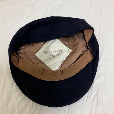 FC2155 Man's Vintage Navy Blue BURBERRY Wool Cab Made In England