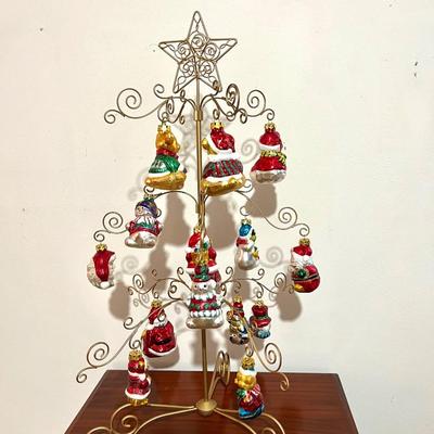 GRANDEUR NOEL Vintage Ornament Tree~Read Details