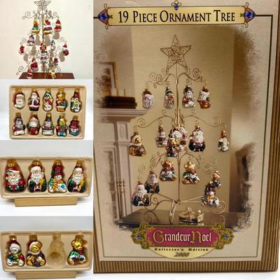GRANDEUR NOEL Vintage Ornament Tree~Read Details