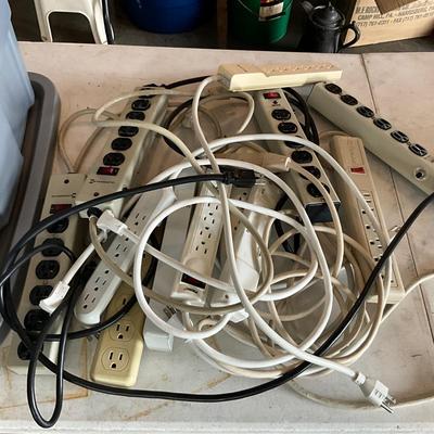 G2181 Large Lot of Surge Protectors and Extension Cords