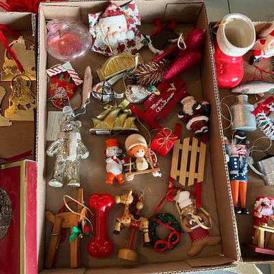 G2186 Large Lot of Various Christmas Ornaments