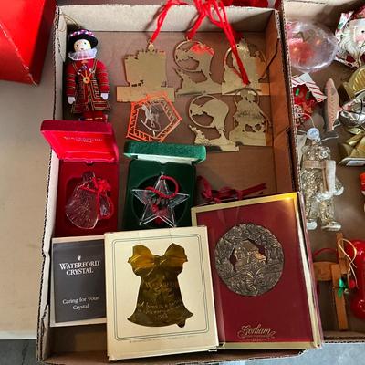 G2186 Large Lot of Various Christmas Ornaments