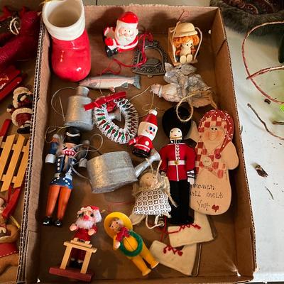 G2186 Large Lot of Various Christmas Ornaments
