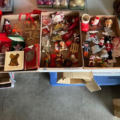 G2186 Large Lot of Various Christmas Ornaments