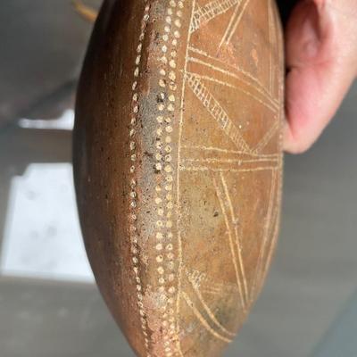 Round Vase /Redware Pottery Piece