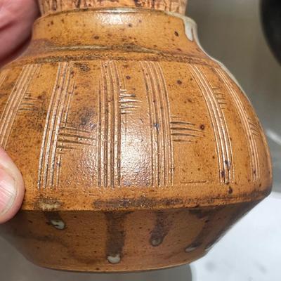 Pottery Vessel w/Cork