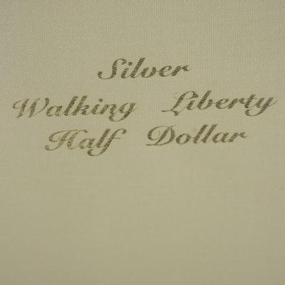 COLLECTION OF TWENTY FIVE HALF DOLLAR WALKING LIBERTYS IN PRESENTATION CASE.
