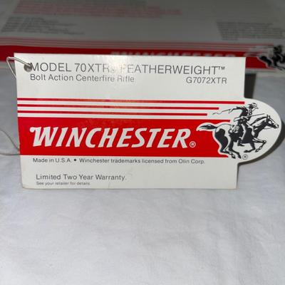 S2165 Winchester Model 70XTR .243 caliber- Featherweight Bolt Action Rifle w/Scope
