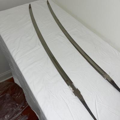 S2166 Pair of Curved Sabre Blades w/Throat