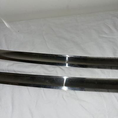 S2166 Pair of Curved Sabre Blades w/Throat