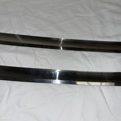 S2166 Pair of Curved Sabre Blades w/Throat