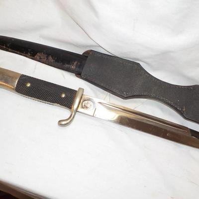 WW2 German K98 Dress Bayonet w/ scabbard and frog. est. $150 to $400.