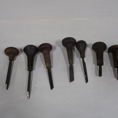 Set of Vintage Hand Woodcarving Tools