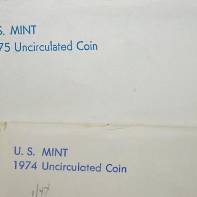 U.S. MINT UNCIRCULATED MINT COIN SETS 1973-1980