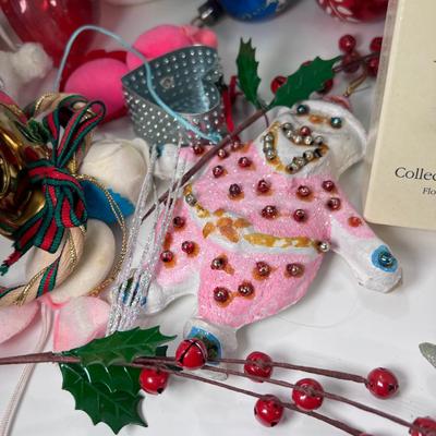 Vintage Christmas balls glass
