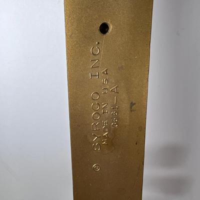 Syroco Mid century Gold Key