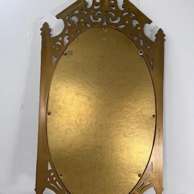 Mid century Syroco set, Mirror and 2 candle sconces