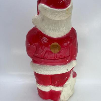 Vintage 13" Blow Mold Christmas Santa 1950's/60's Union Products Inc no Light