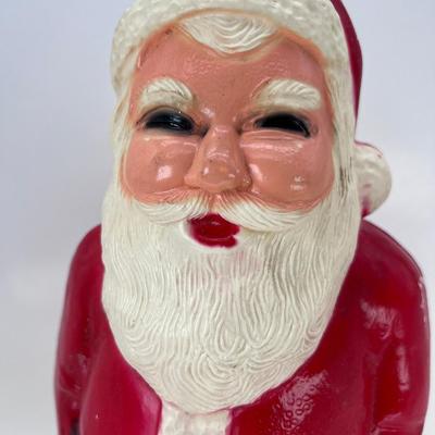 Vintage 13" Blow Mold Christmas Santa 1950's/60's Union Products Inc no Light