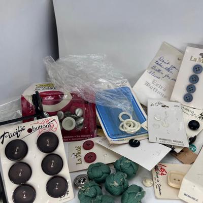 Vintage Button lot 1950s-1980s