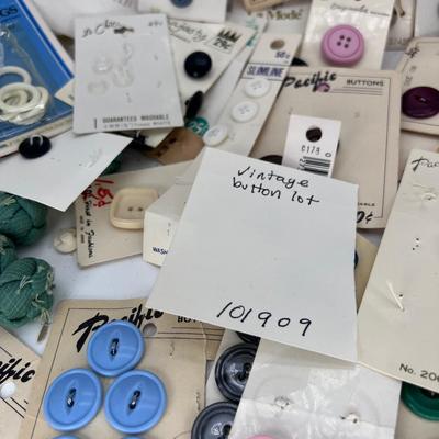 Vintage Button lot 1950s-1980s