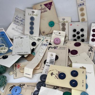 Vintage Button lot 1950s-1980s