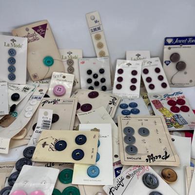 Vintage Button lot 1950s-1980s