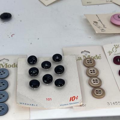 Vintage Button lot 1950s-1980s