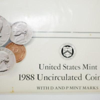 UNITED STATES MINT UNCIRCULATED 1980'S COIN SETS
