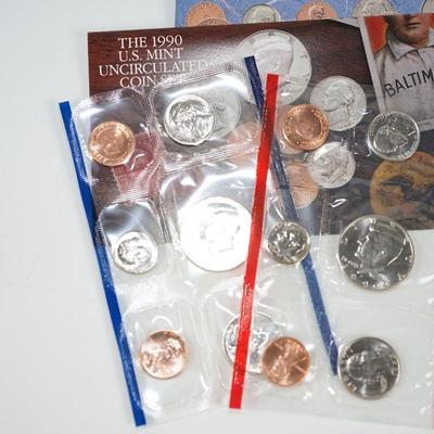 UNITED STATES MINT UNCIRCULATED COIN SETS  1990-1996