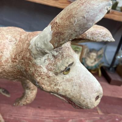 Folk Art Kangaroo IN UNDER REPAIR Condtion