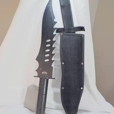 Combat Machete 19 in. lenght with scabbard. est. $25 to $85
