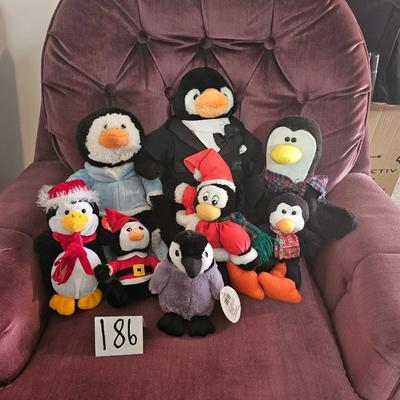 Cheerful Christmas Penguins