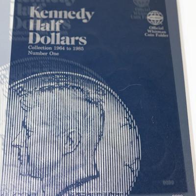 KENNDY HALF DOLLAR.  1964-1985 BOOKLET ( 19 HALF DOLLARS)
