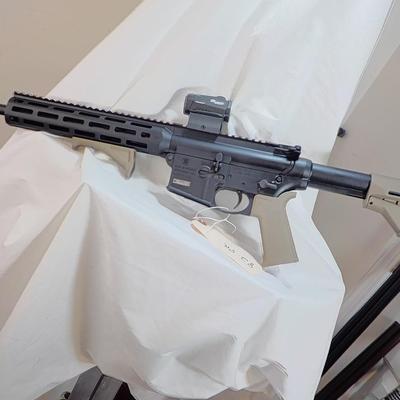 Smith and Wesson M&P 15-22 optic ready rifle. Excel.est, $350 to $550.