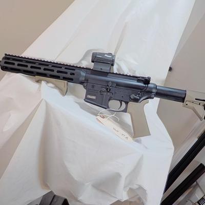 Smith and Wesson M&P 15-22 optic ready rifle. Excel.est, $350 to $550.