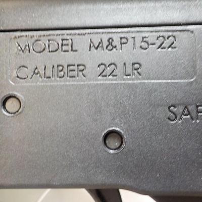 Smith and Wesson M&P 15-22 optic ready rifle. Excel.est, $350 to $550.