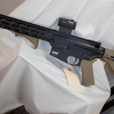 Smith and Wesson M&P 15-22 optic ready rifle. Excel.est, $350 to $550.