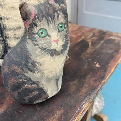 Cat Doorstops Lot of 4