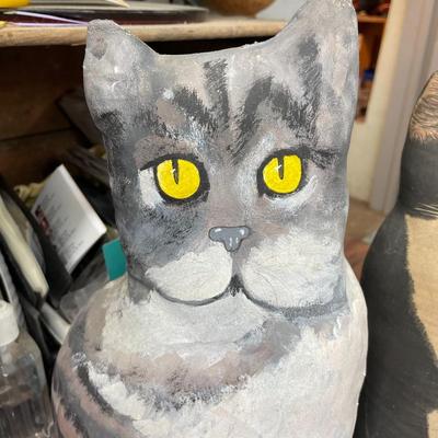 Cat Doorstops Lot of 4