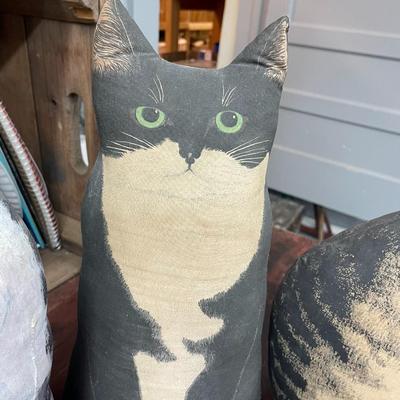 Cat Doorstops Lot of 4