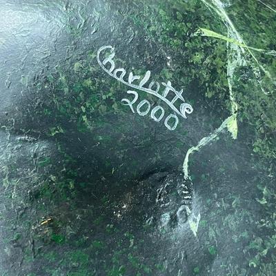 Gourd Art Bowl Signed Charlotte 2000