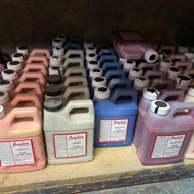 Shelf 9 Inventory Angelus Leather Paint 104 Pint Bottles