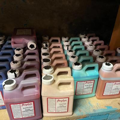 Shelf 9 Inventory Angelus Leather Paint 104 Pint Bottles