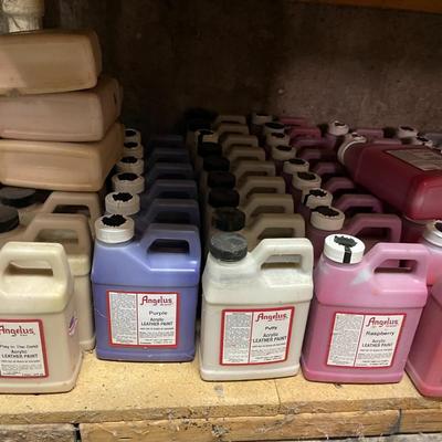 Shelf 9 Inventory Angelus Leather Paint 104 Pint Bottles