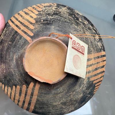 Redware Latin American Bowl w/ Birds