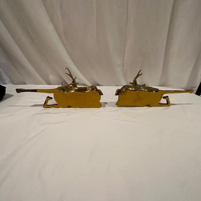 Pair of Brass Reindeer (SR-KL)