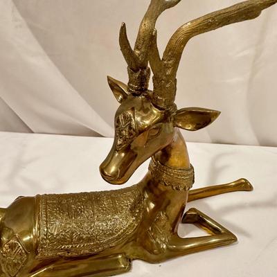 Pair of Brass Reindeer (SR-KL)